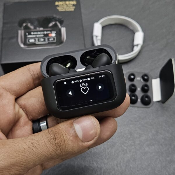 AIRPORDS PRO BLACK 2nd GENERATION WITH DISPLAY