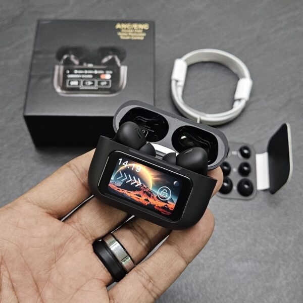 AIRPORDS PRO BLACK 2nd GENERATION WITH DISPLAY
