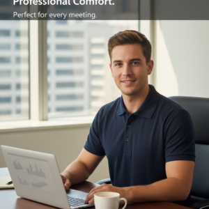 Dark  Navy Blue colour Polo t-shirt