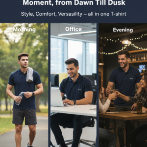 Dark  Navy Blue colour Polo t-shirt