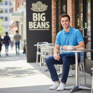 sky blue Polo t-shirt