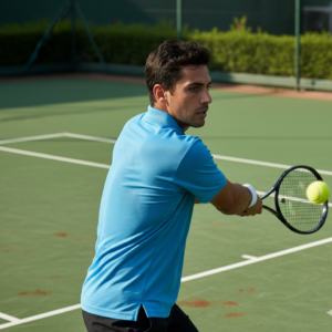 sky blue Polo t-shirt