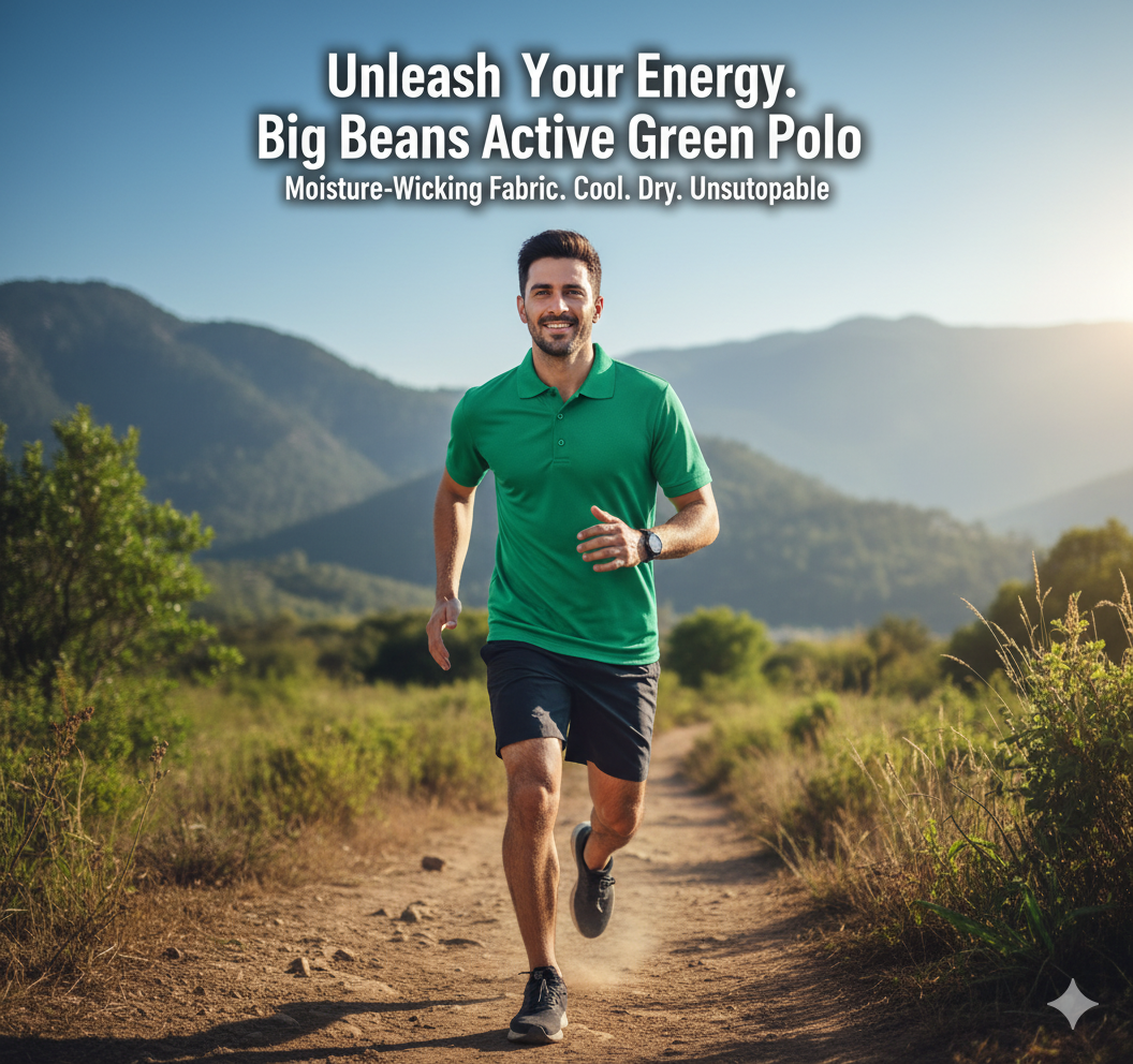 प्रीमियम क्वालिटी हरा पोलो टी-शर्ट (Polo T-Shirt)